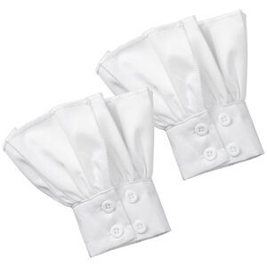 1961 White Sleeve Cuffs Womens, Versatile Shirt Cuff, Women's